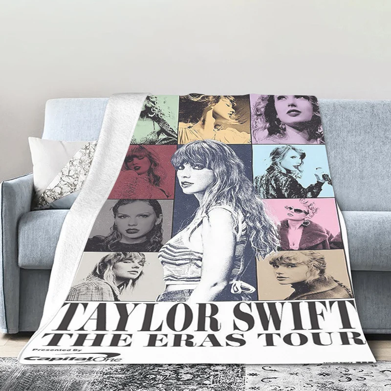 Custom Blanket Sofa Winter Warm D-Taylors D-Swifts Bed Fleece Camping Nap Fluffy Soft Blankets King Size Microfiber Bedding