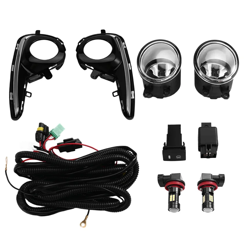 

Front Bumper Light Fog Lamp Set Assembly For Toyota Yaris 2018-2020 Car Accessories