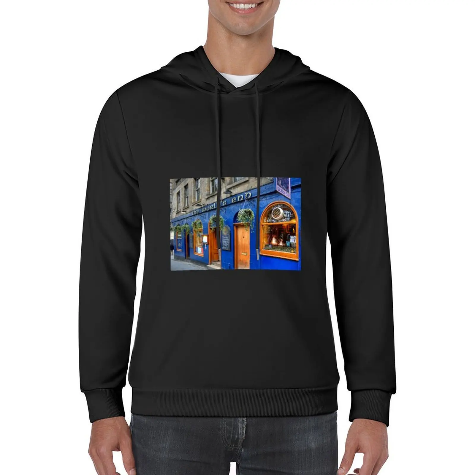 The World's End Hoodie ملابس رجالي مصممة ملابس كورية ملابس جمالية ملابس خريفية بقلنسوة ملابس الشارع