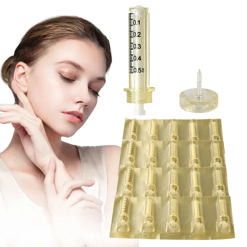 0.5ml ampoules for Needle Free Injector for Hyaluronic Pen Hot sale high pressure 0.5ml ampoule head for therapy injection pen