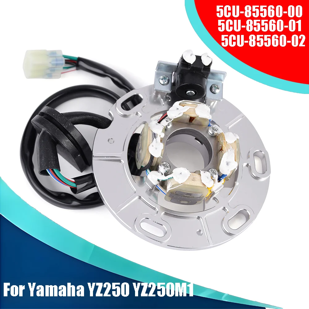 

Катушка статора для Yamaha YZ250 YZ250G YZ250X YZ250M1 YZ250N1 YZ250S1 YZ250G YZ250X YZ250P Monster 5CU-85560-20 5CU-85560-10