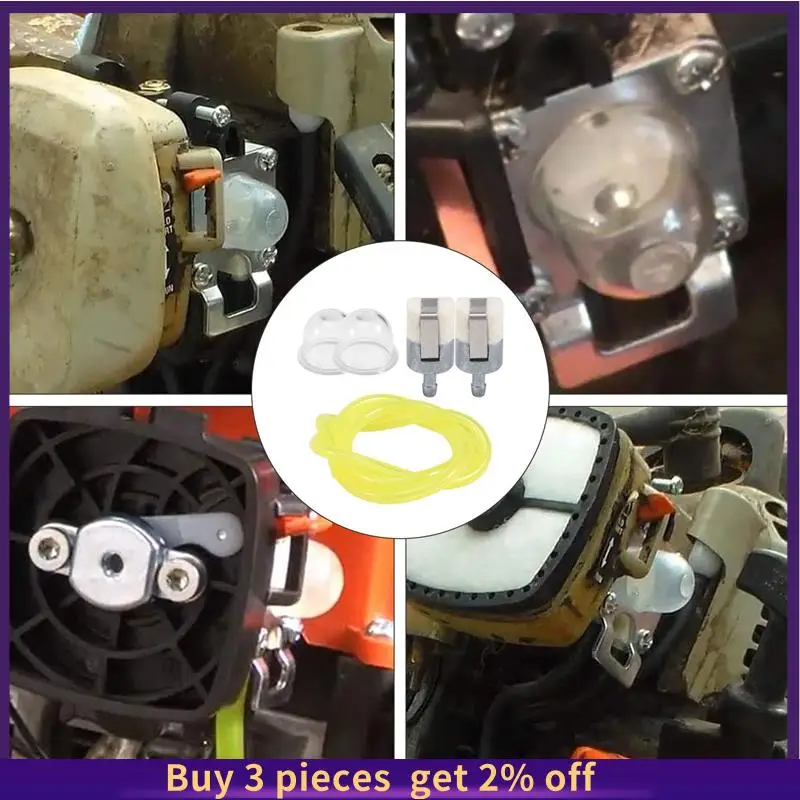 

COME 5 Pieces/Set Bulb Fuel Filter And Fuel Line Hose For Honda GX22 GX25 GX31 GX35 Rottiller Lawn Mower Brush Mower