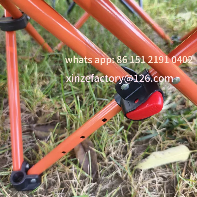 

Customizable outdoor folding chair outdoor barbecue picnic comfortable portable cotton multi-gear high back moon chair