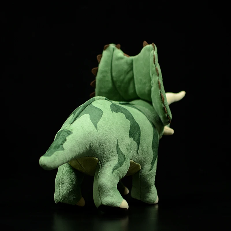 32cm neue Simulation Dinosaurier weich ausgestopft Plüsch tier grün Penta ceratops Puppe Modell lebensechte echte Leben Tier Geschenk