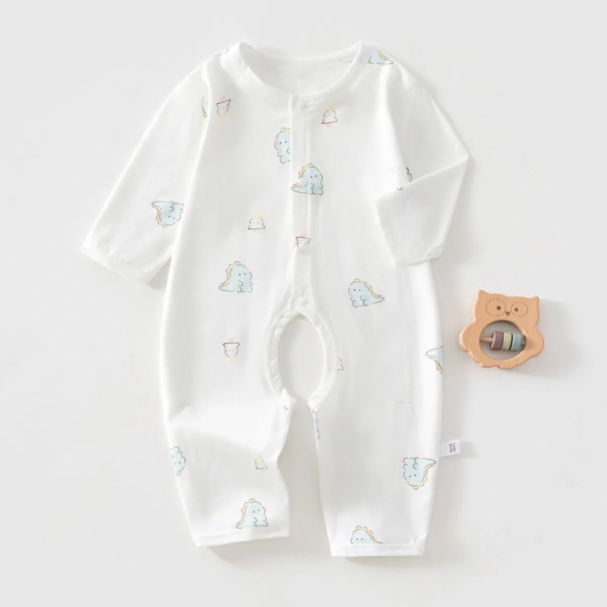 Infant Summer Lightweight Easy Diaper Change Jumpsuit 6-24M Baby Unisex Modal Soft Skin-friendly Romper Kid Casual Comfy Onesie