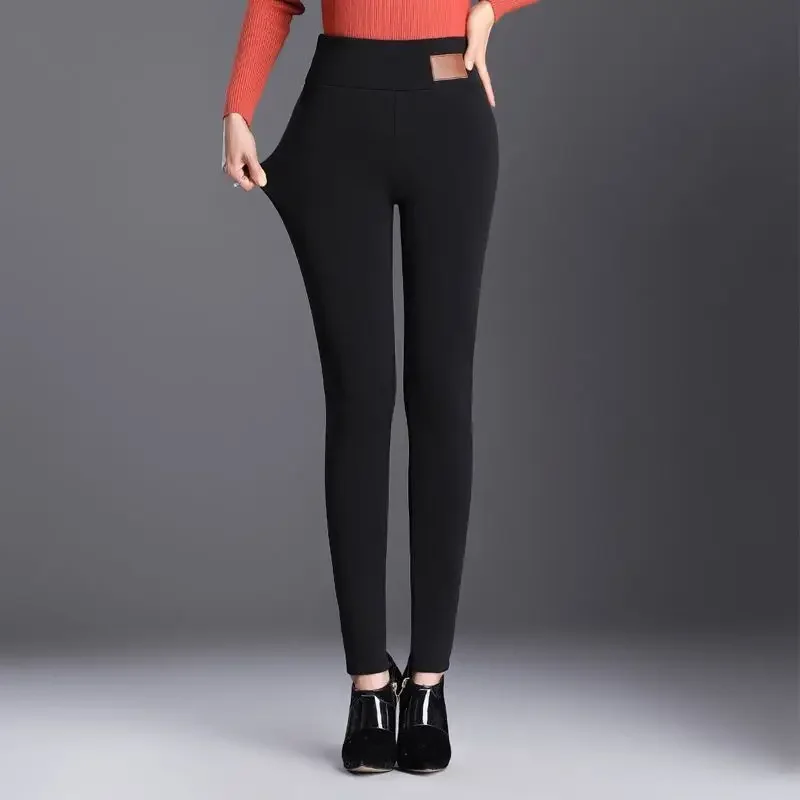 Winter Warm Sexy Leggings Women Super Thick High Stretch Lamb Cashmere Leggins Skinny Fitness Woman Pants Leggins