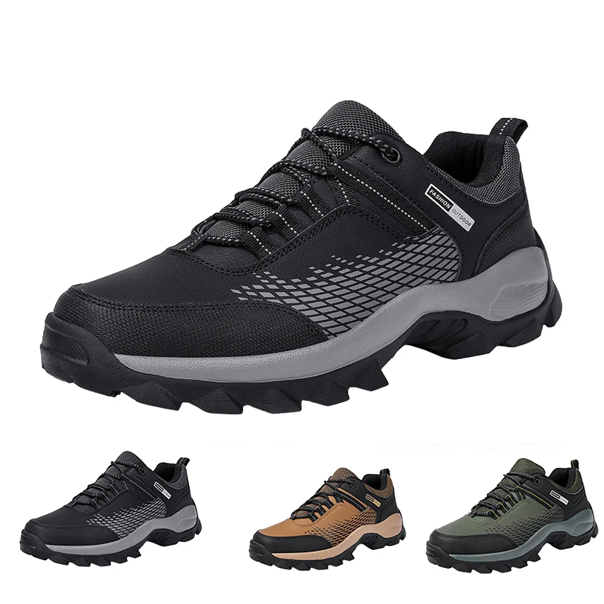 

Men's Casual Hiking Shoes Outdoor Trail Trekking Sneakers Non-slip Breathable Climbing Shoes Men Fashion Shoes Summer
