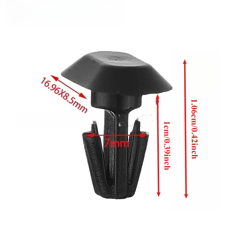 10Pcs Door Weather Strip Moulding Fastener Clips for Peugeot Citroen & Renault Door Sealing Clip Door Bottom Sealing Tape Clip