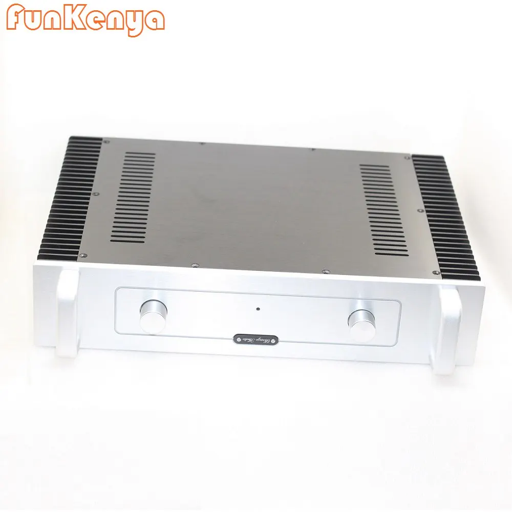 430x92x308mm Anodized Aluminum Heatsink Power Amplifier Housing Headphone DAC Amp Class A psu Rear Stage Case DIY Preamp Chassis