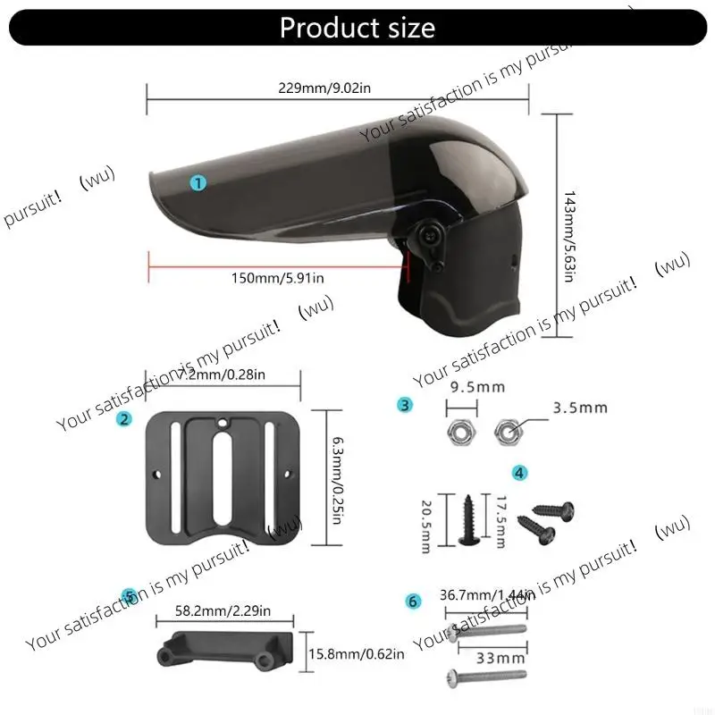 360-Degree rotating bicycle phone holder with sunshade, clearly visible for easy viewing and navigation