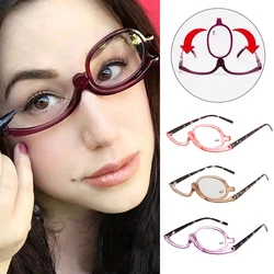 Makeup Presbyopia Glasses Single Rotatable Makeup Glasses Multi Functional Full Frame Monocle Fashion Presbyopia Glasses