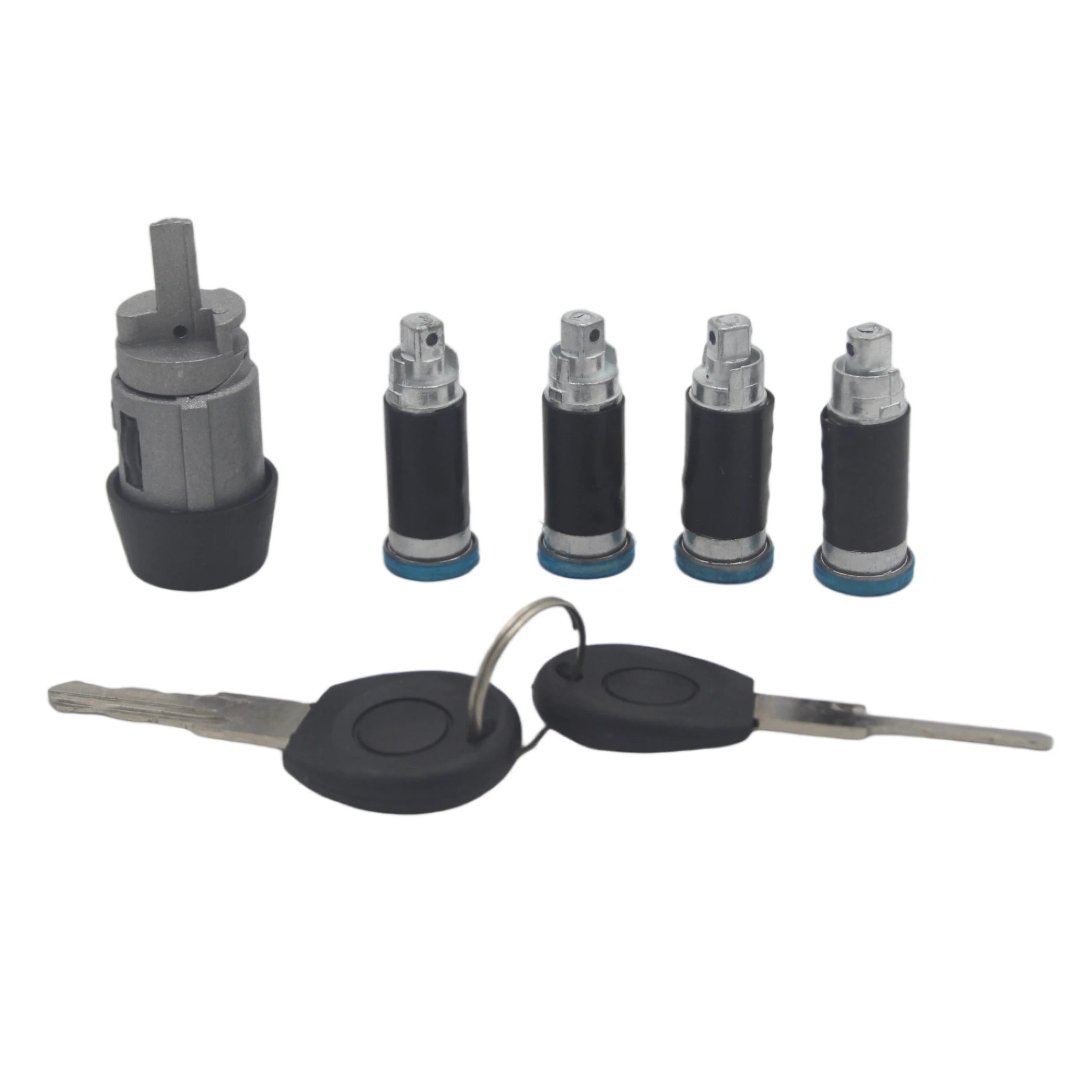 IGNITION SWITCH DOOR LOCK BARREL SET FOR VW TRANSPORTER CARAVELLE T4 1990-2003 BRAND NEW