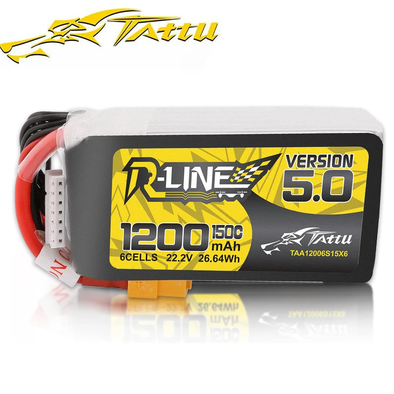 Drone Battery 6S - TATTU R-LINE 5.0 22.2V 1200mAh 6S