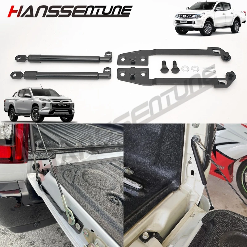 For Mitsubishi Triton L200 MR 2015-2023 Rear Tailgate Assist Slow Down Shock Gas Struts Damper