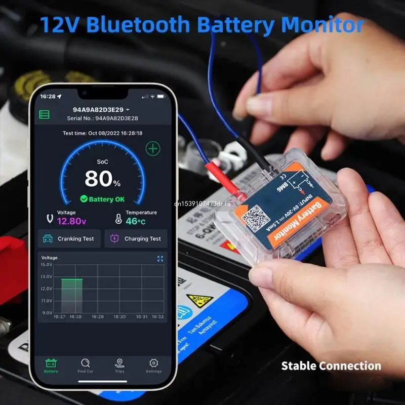 12V Battery Wireless Wireless Car Battery Health Tester Tool Dropship