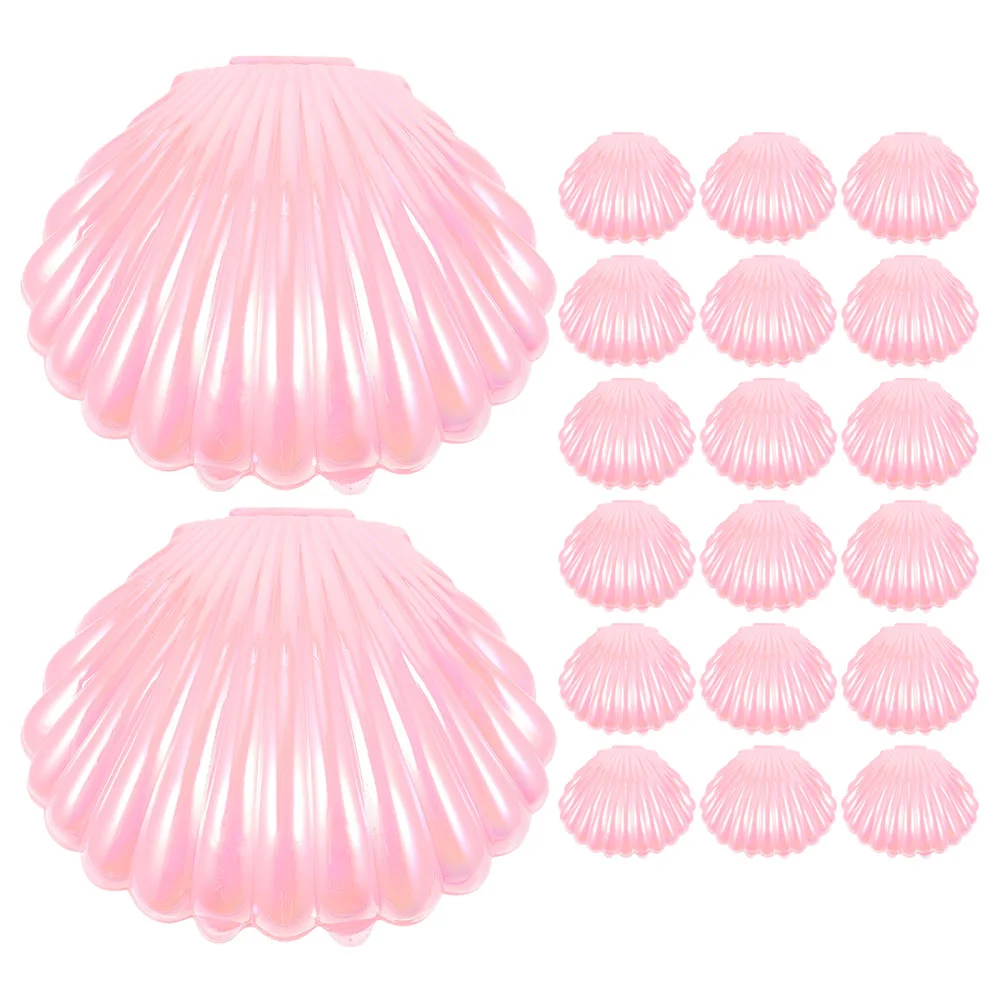 

20 Pcs Candy Box Sea Shell Holder Jewelry Boxes Gift for Wedding Guests Party Favor Containers Jar