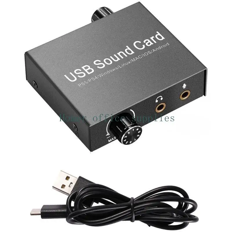 K43B USB звуковая карта адаптер для наушников звуковая карта для динамика портативного компьютера внешняя звуковая карта 3,5 мм