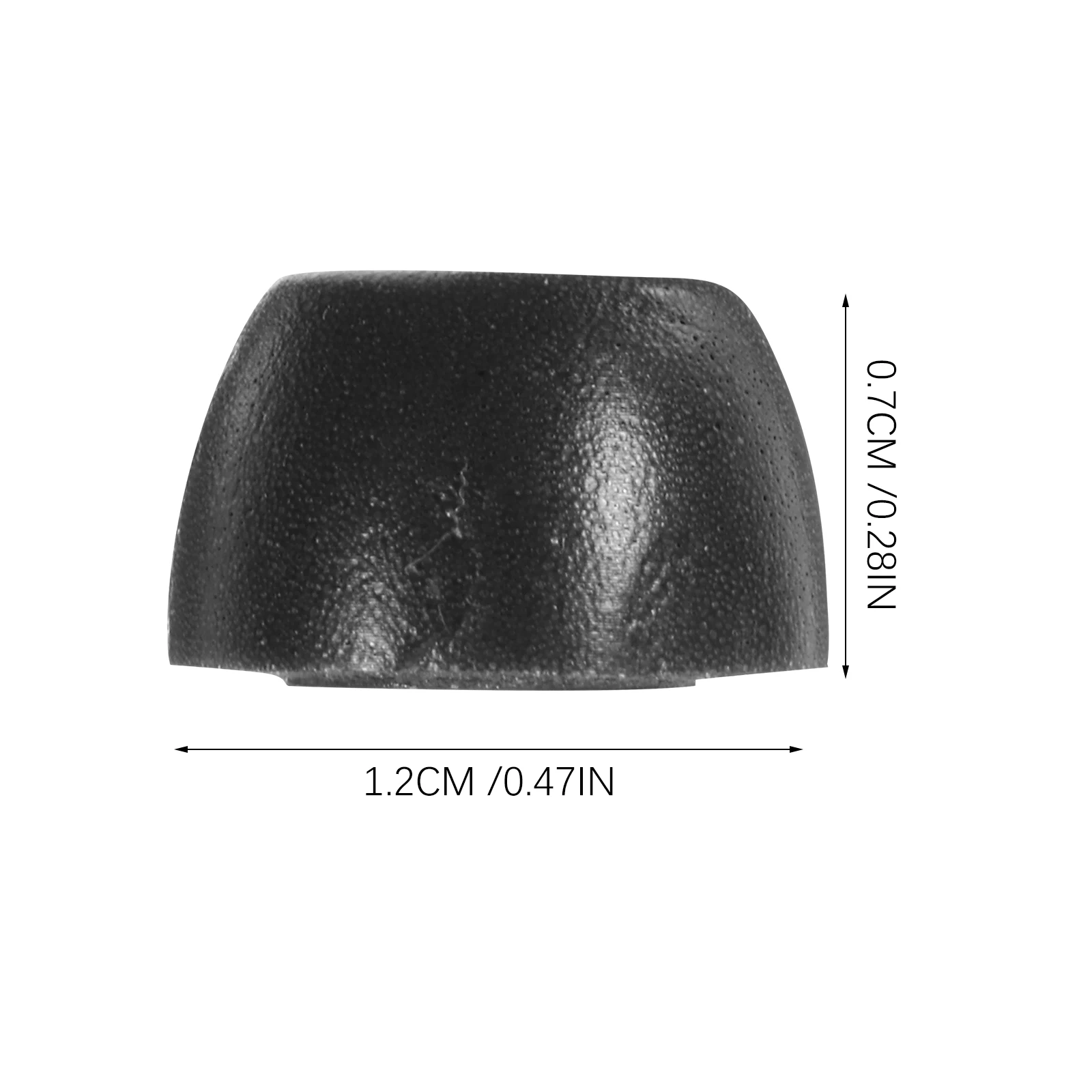 

4 Pcs Memory Foam Earmuffs Extra Small Earbud Tips Sponge Cover Earbuds Parts Black Earphone Covers