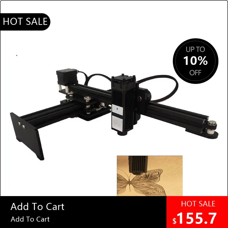 

808 2.5W Portable Desktop Laser Engraving Machine Engraving Machine Diy Logo Printer Laser Engraving Machine Worki