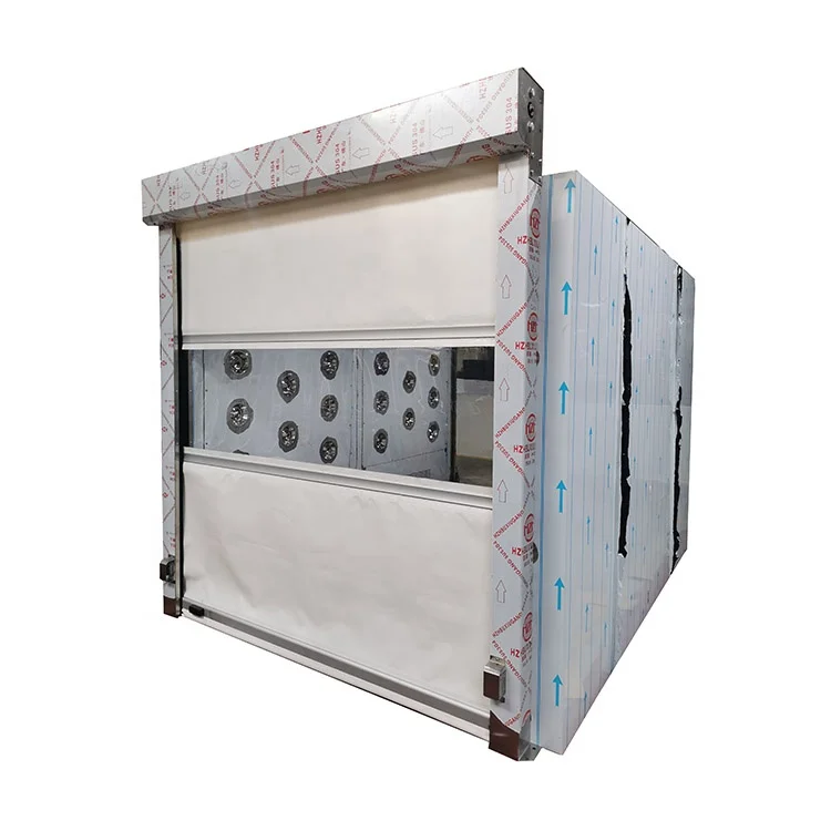 Automatic Cargo Air Shower With Roller Door For Food Factory