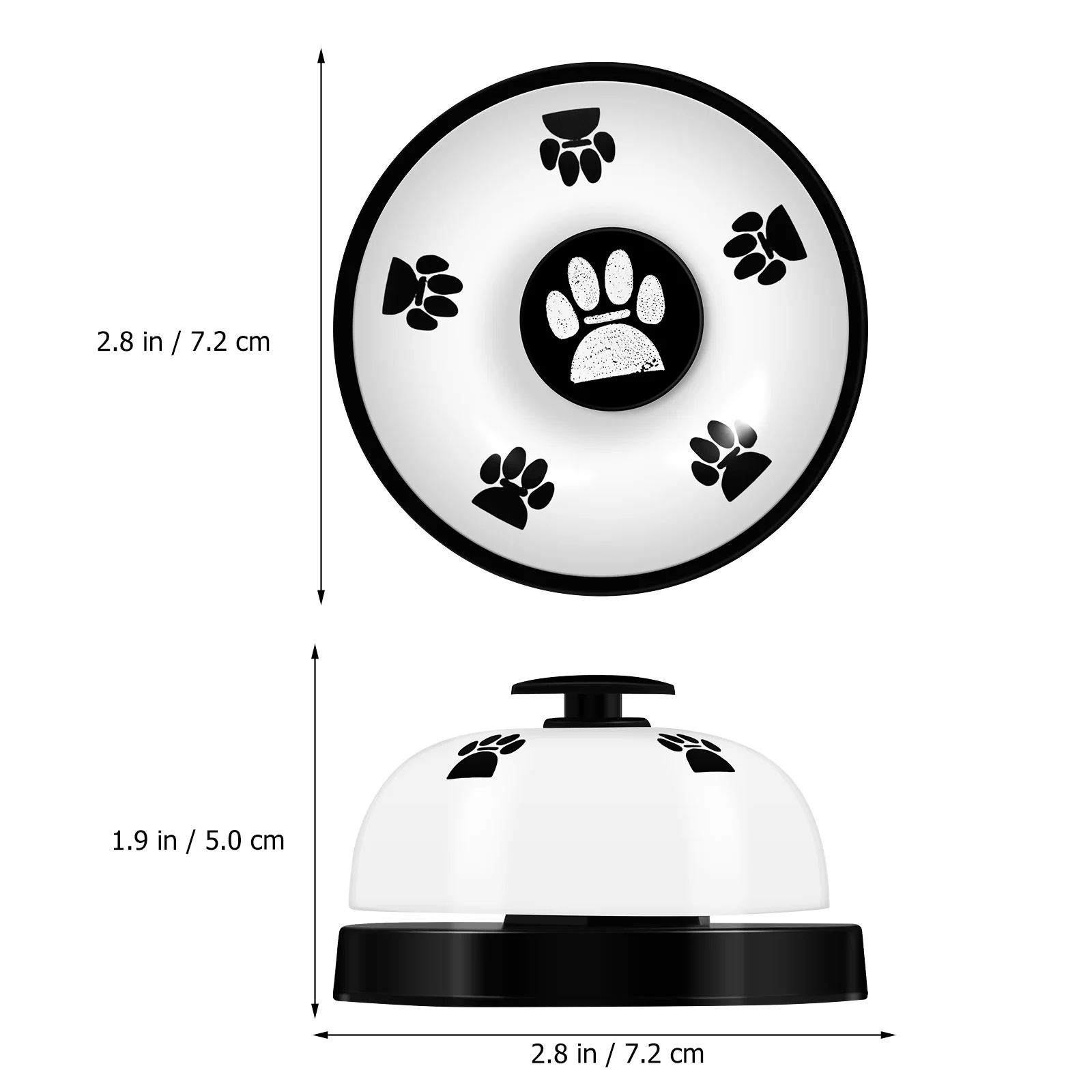 

3Pcs Dog Cat Door Training Bells Pet Potty Training Bell Easy Teaching Communication Press Bell Counter Reception Bar