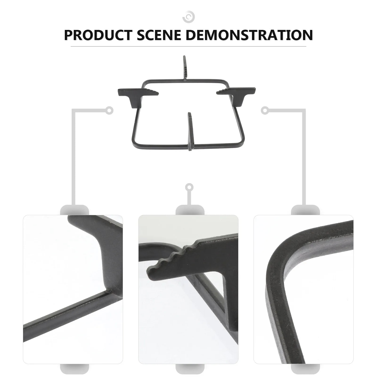 Gas Stove Bracket High Temperature Resistant Cast Iron Stove Rack Stable Wok Support Kitchen Tool Gas Burner Holder Kitchen
