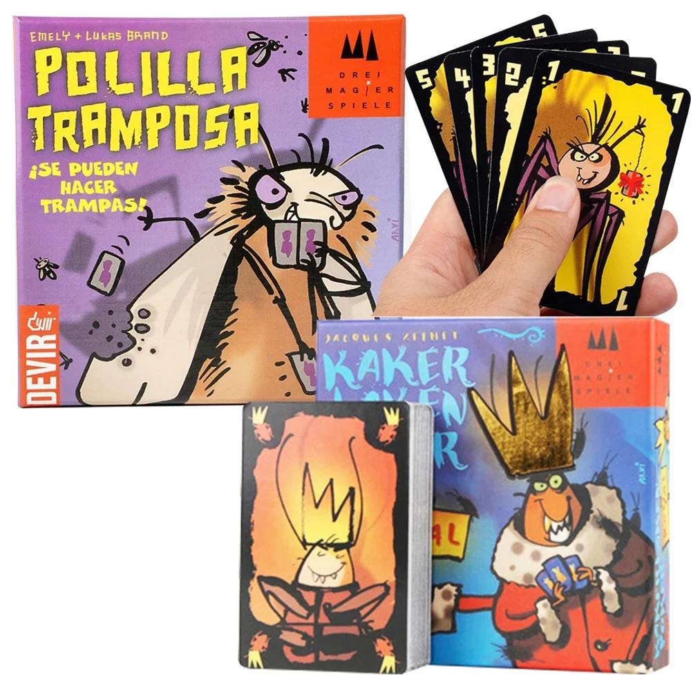 Mogel Motte Polilla Tramposa Card Game Devir-game moth cheate /Royal Xiaoqiang Cheating Moth