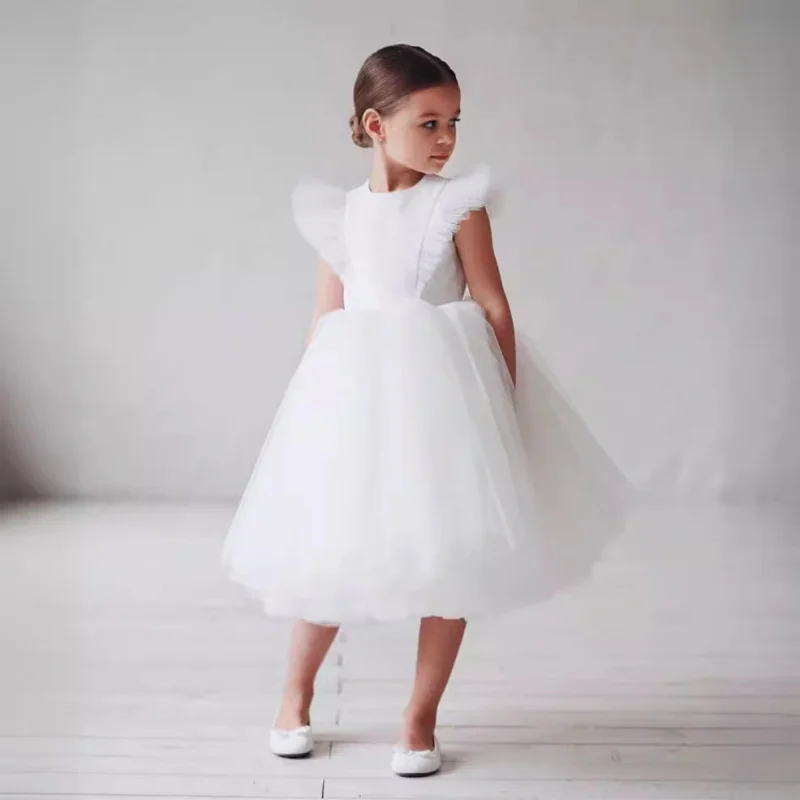 

Black Girls' Dress Puffy Tulle Baby Girl Fashion Show Birthday Stylish One-Year-Old Princess Dress Children's Cross-Border Dress