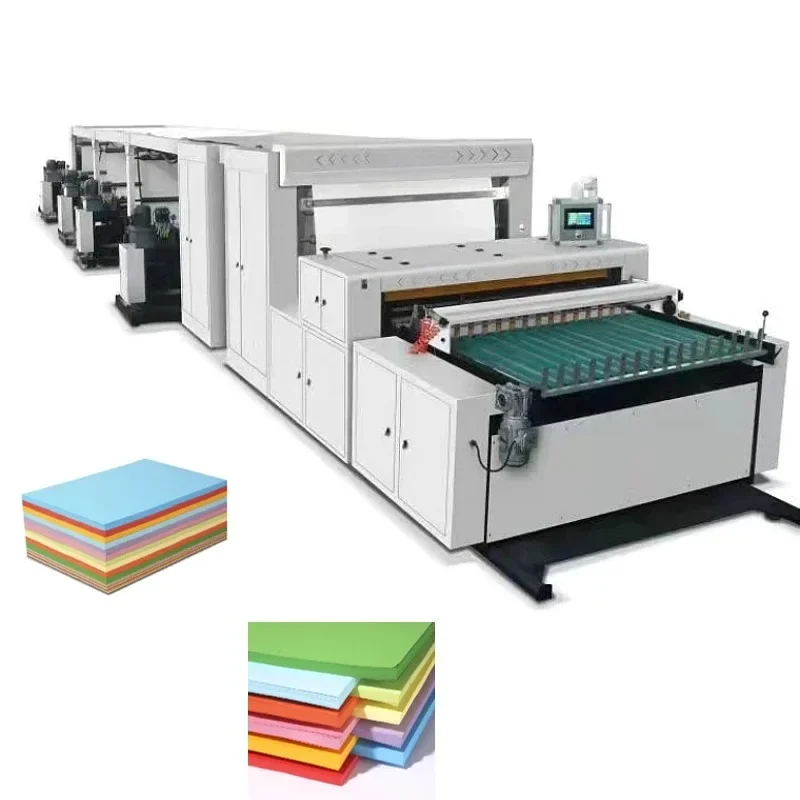 High Speed Film Cross Cutting Machine Film Cutting Machine Roll-fed Automatic Kraft A4 Paper Reams Making Machine for Sale