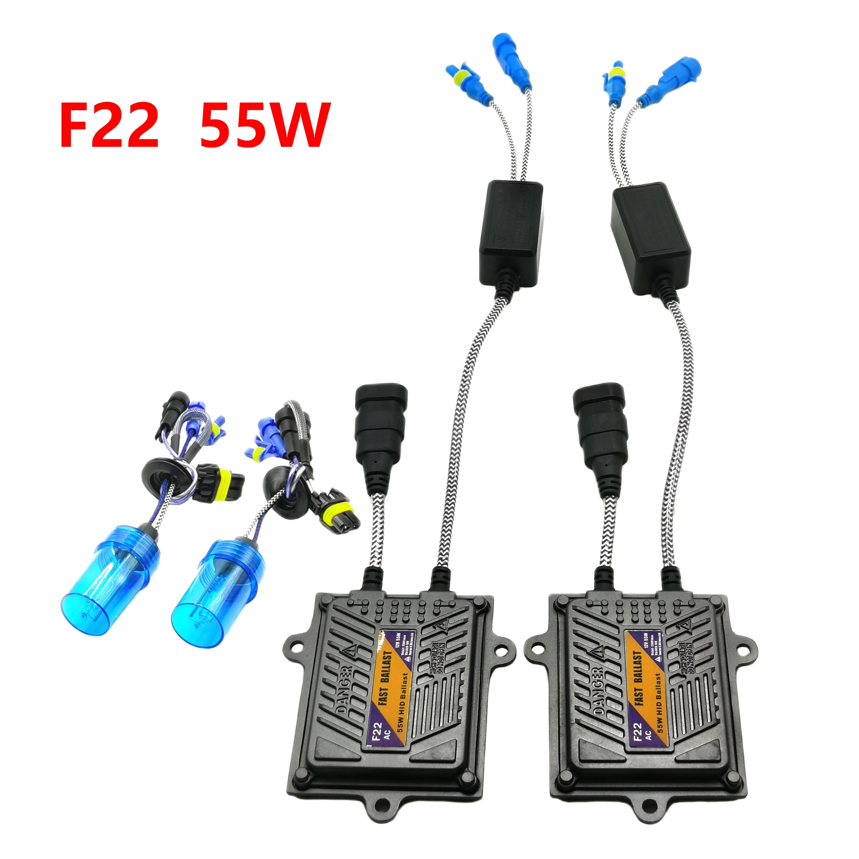 

Premium F5 55W Xenon Kits H1 H3 H7 h8 h9 H11 hb3 hb4 d2h 9005 9006 Fast Bright AC Ballasts Reactor 12V Cars HID Headlights