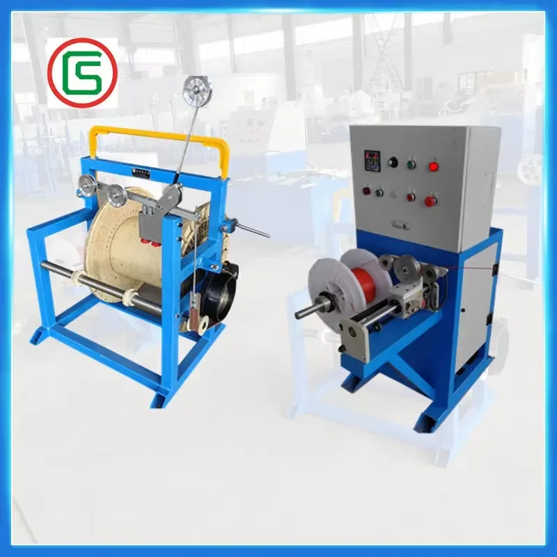 Recycling Machine 2026 High Speed Wire Pay off Take up GS300 and Rewinding Machine Spiral Wire Winding Machine
