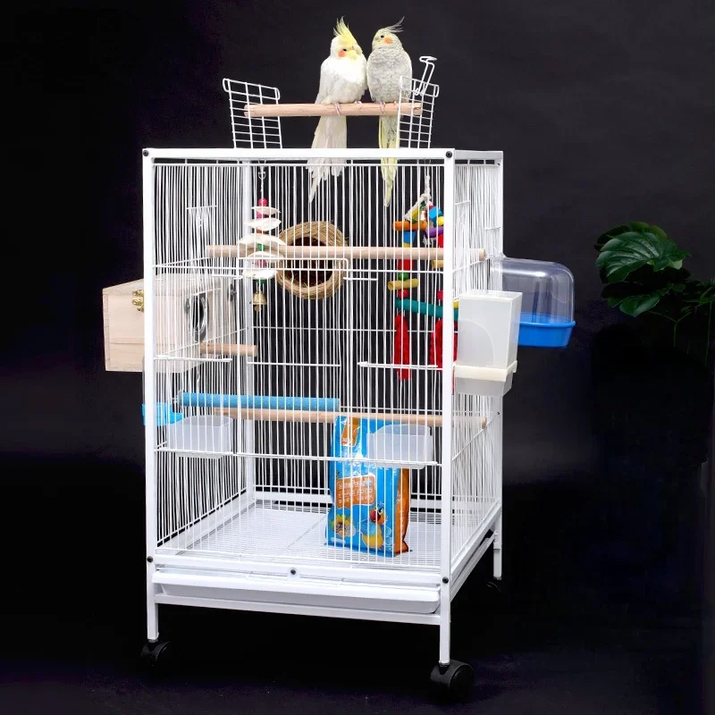 Cage parrot cage large large myna xuanfeng tiger skin special luxury reproduction family villa complete