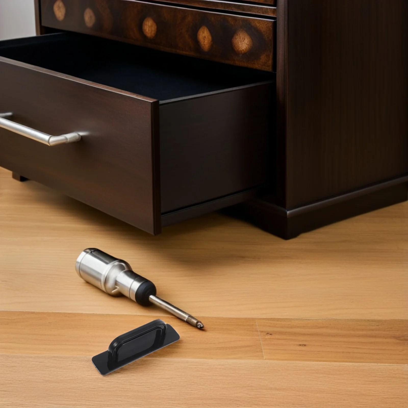 

5Pairs Peel and Stick Cabinet Door Handles No Drill Adhesive Pulls for Wardrobe Drawer Glass Cabinet Pulls Stick on Handle