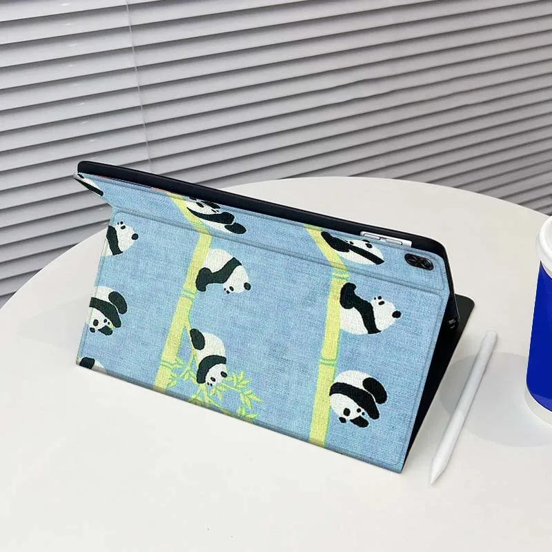 الإبداعية الباندا الكرتون نمط لهواوي MediaPad MatePad M5 M6 11 12 X SE T10 T10s 2 C5e T5 Pro لايت الهواء 11.5 بوصة اللوحي