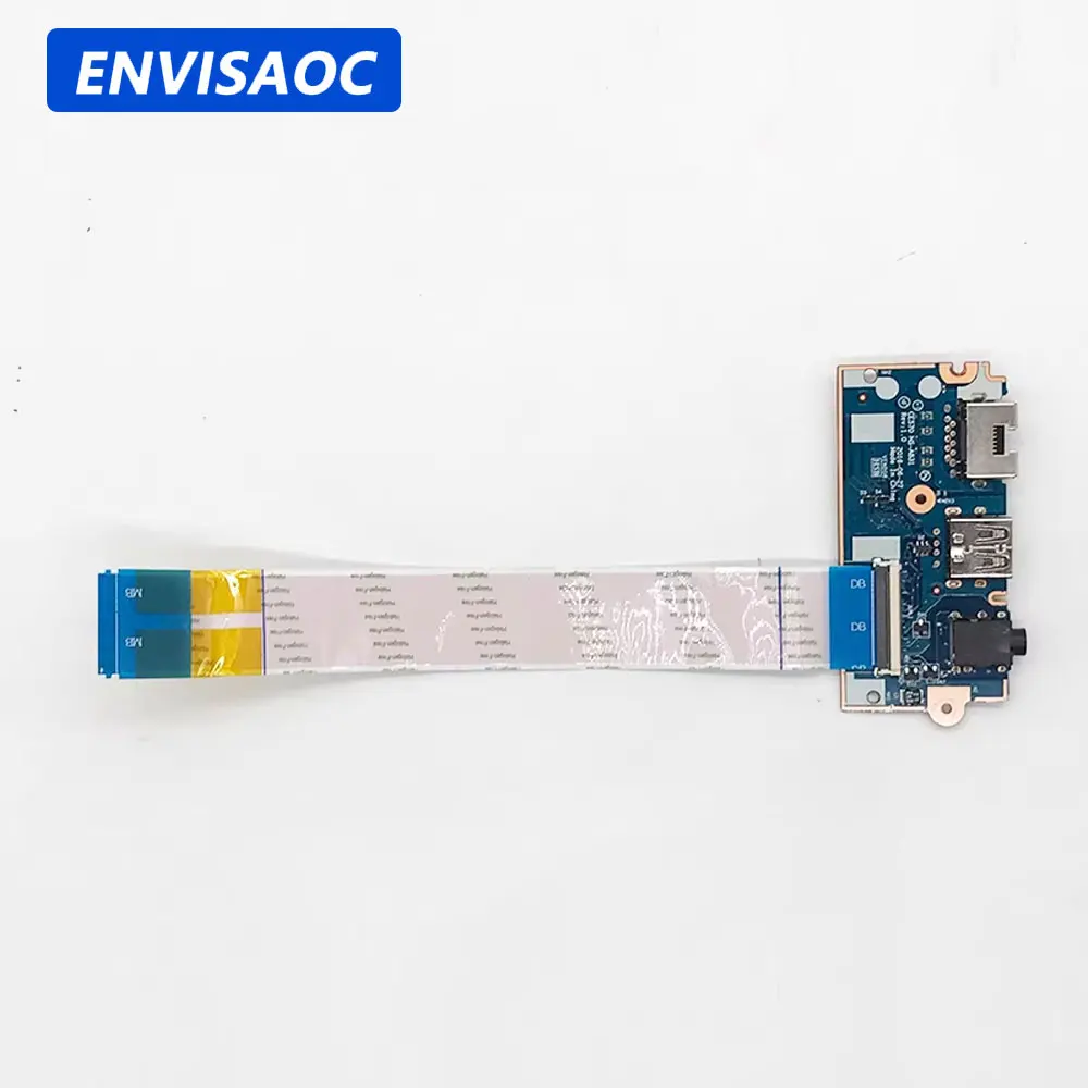 OEM Used For Lenovo Thinkpad E570 E575 E570C Laptop I/O RJ45 Earphone Audio USB Jack Port Board Cable GE570 NS-A831 01EP132