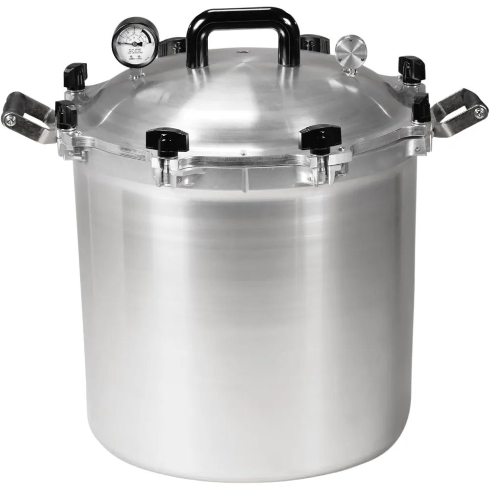 1930: 41.5qt Pressure Cooker/Canner (The 941) - Exclusive Metal-to-Metal Sealing System - Easy to Open & Close