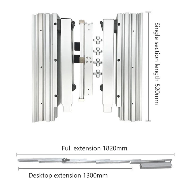 Ukryta wysuwana składana szyna stołowa Wielofunkcyjna szafka teleskopowa Szyna stołowa Szyna ślizgowa Niewidoczny sprzęt