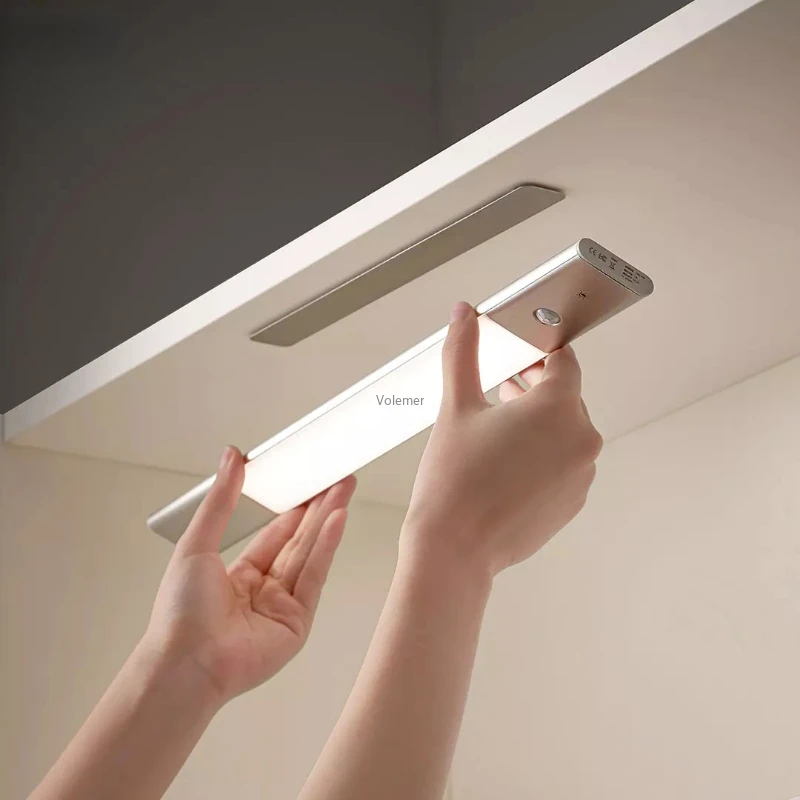 Youpin EZVALO مصابيح توجيهية لاسلكية الذكية جسم الإنسان التلقائي مصابيح توجيهية ing LED عنبر خزانة ملابس لغرفة النوم ضوء الليل