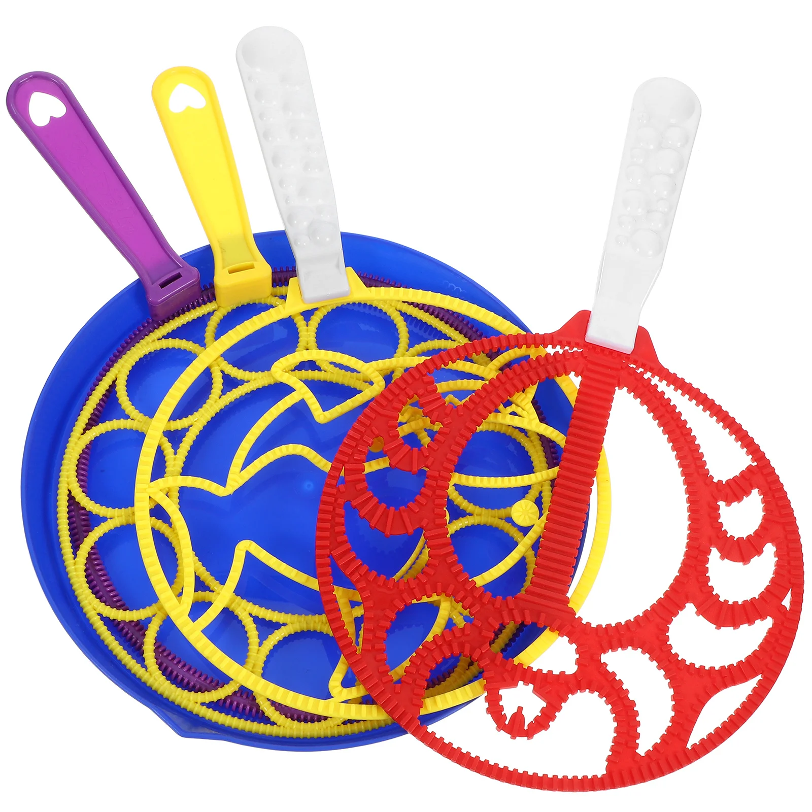 1 set di bacchette Set di grandi bolle per bambini Bolle per bolle all'aperto Vassoio per bacchette Bomboniere per bambini Estate