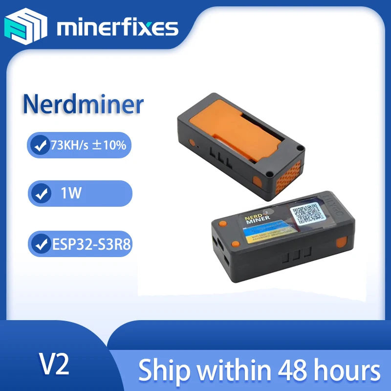 Майнер для биткоинов Nerdminer V2.0 T-display S3, Майнер для биткоинов, Майнер для биткоинов Hashrate 78KH/s, Майнер для лотереи Lilygo btc