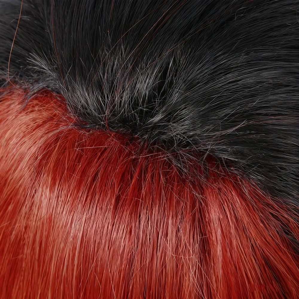 Juego Zenless Zone Zero Komano Manato Cosplay peluca hombres rojo negro pelo corto resistente al calor peluca sintética Halloween Prop
