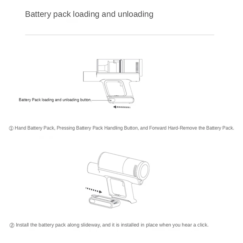 Original Li-ion Battery Replacement for ShunZao Z11 MAX Handhleld Vacuum Cleaner Parts Charging Battery 2500mAh Accessories