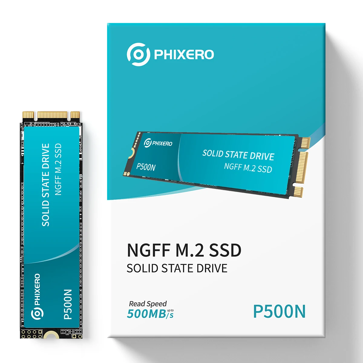 PHIXERO P500N M.2 NGFF 256GB 512GB 1TB SSD  for Laptops and Desktops