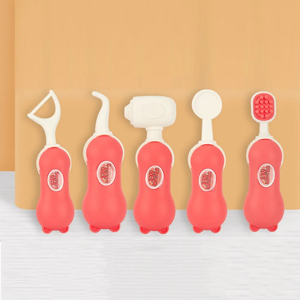 Jeu de rôle, jouets de médecin dentaire, jeu de Simulation, éducation précoce, ensemble de dentiste, brosse à dents d'interaction