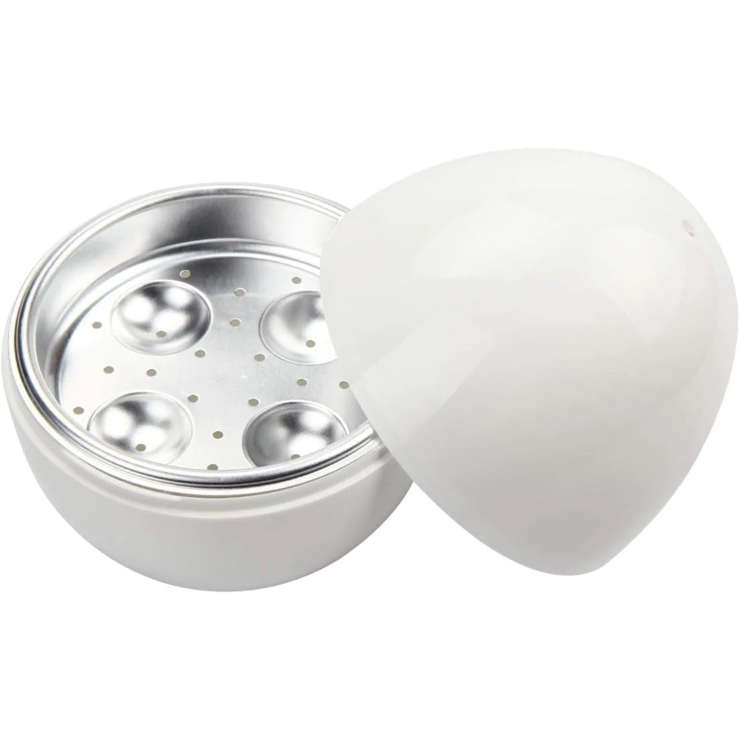 

Products Microwave Egg Boiler 4 Capacity For Hard of Soft Eggs - BPA Free Convenient and Easy Dishwasher Rack Safe 7x7 fgm6112
