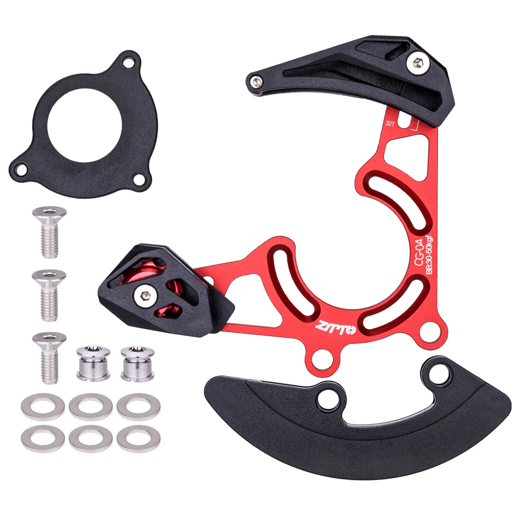AliExpress ZTTO DH AM Bike Chain Guide CG04 ISCG05 BB Mount Chain Guard Protector Wheel Pulley Stabilizer 32-38T 1xSystem Sprocket Plate