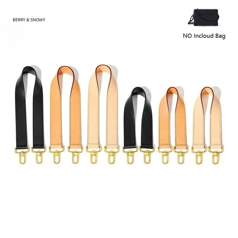 

Berry & Snowy из натуральной кожи Vachetta, ручка через плечо, боковая ручка на одно плечо, роскошный сменный ремень на заказ для мягкого багажника