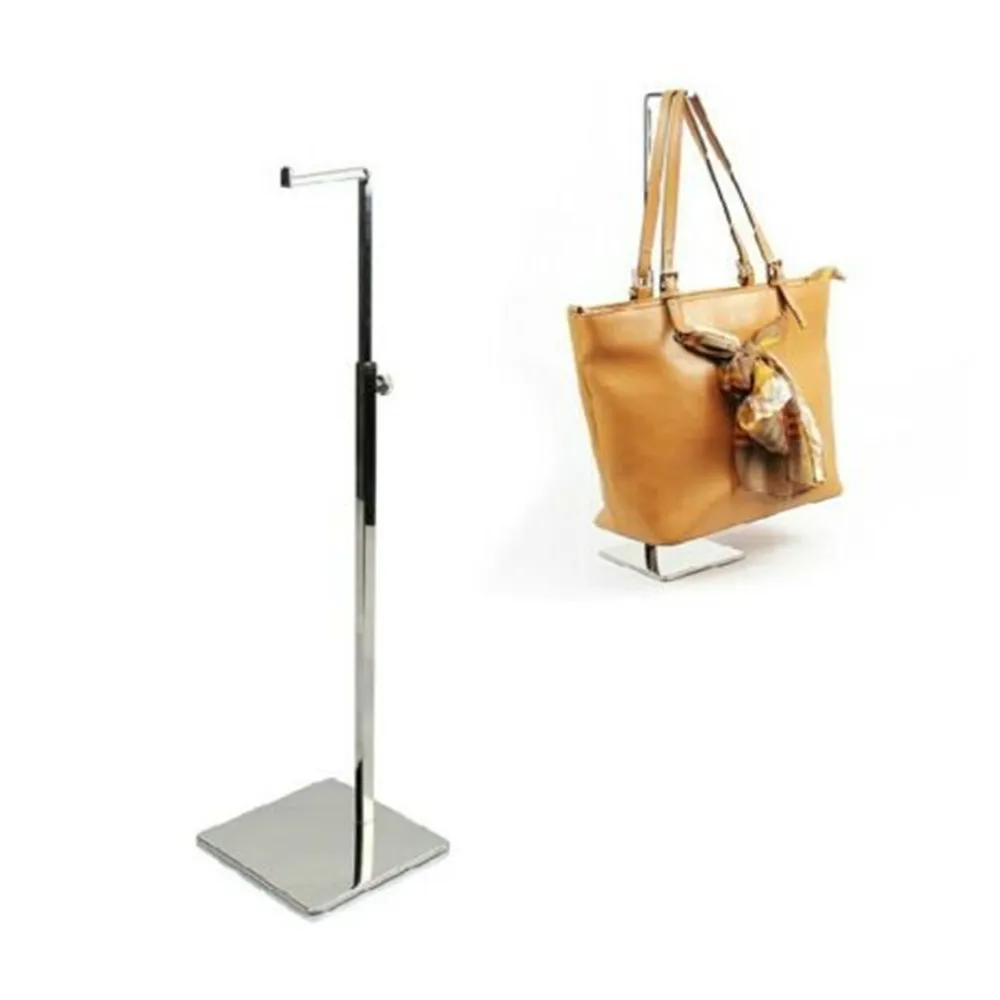 Women Hand Bag Purse Single Hook Adjustable Height Display Stand Rack for Retail Store Home