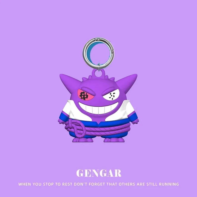 AirTags 케이스 용 Sanrio Kuromi, AirTag 로케이터 추적기 용 귀여운 3D 만화 Rabbie Beaver 보호 실리콘 분실 방지 쉘