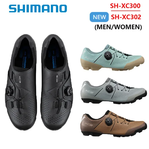 Shimano SH-XC300 zapatos con cerradura para bicicleta de montaña XC3 XC300 XC302 suela de fibra de vidrio zapatos de montar autoblocantes para bicicleta de montaña zapatos con bloqueo